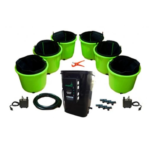 PowerGrow systems deep water culture DWC hydroponic bucket kit